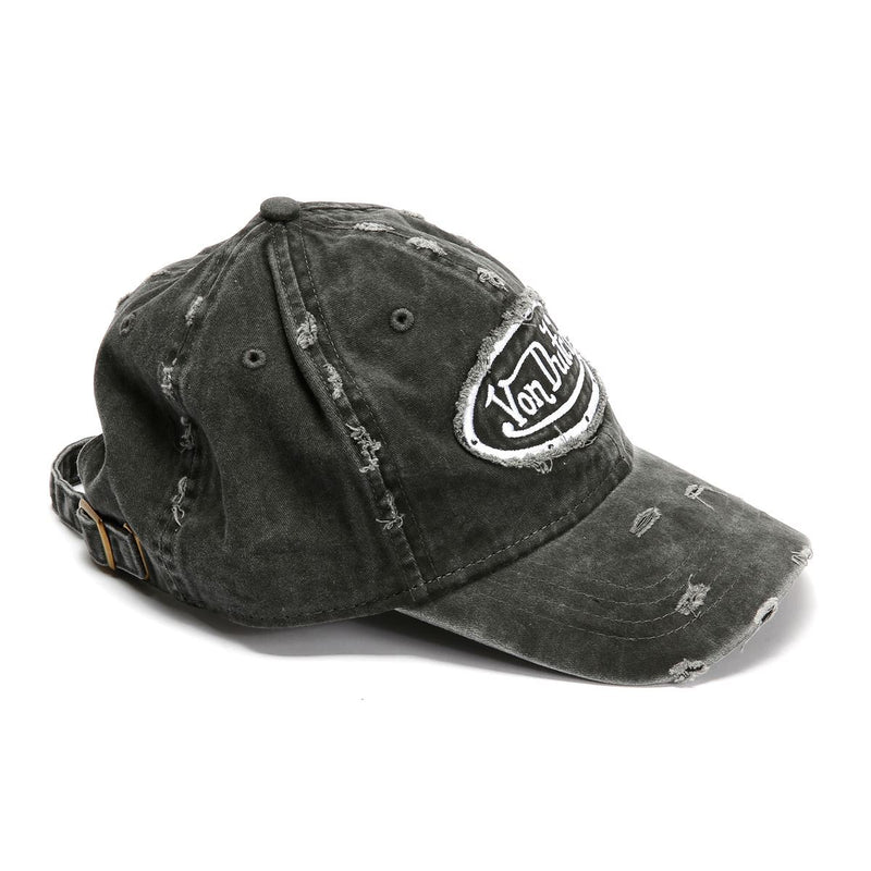 Von Dutch Busted Dad Casquettes Noires En Coton
