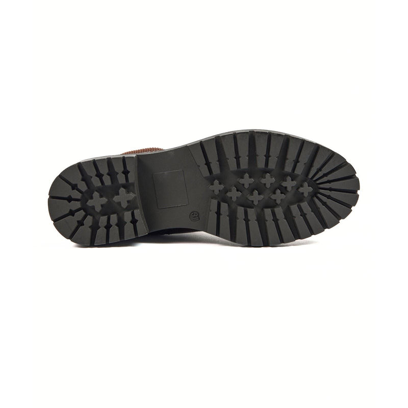 Pod Polly Bottes Noires Pour Femmes En Cuir/Textile