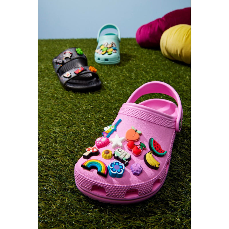 Crocs Classic Chaussures Plates Roses En Taffetas Thermoplastique