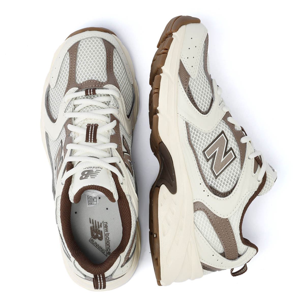 New Balance 530 Baskets Pour Femmes Blanc Cassé/Marron