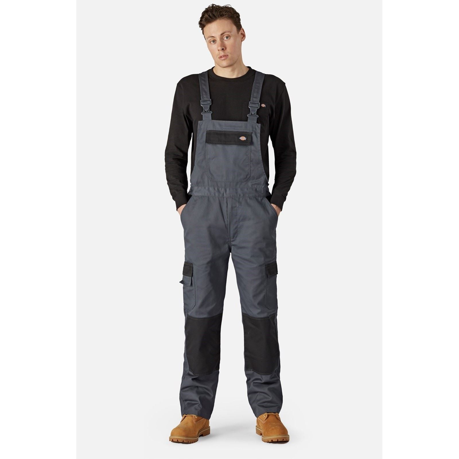 Dickies Everyday Bib and Brace Combinaison De Travail Grise En Polyester Pour Hommes