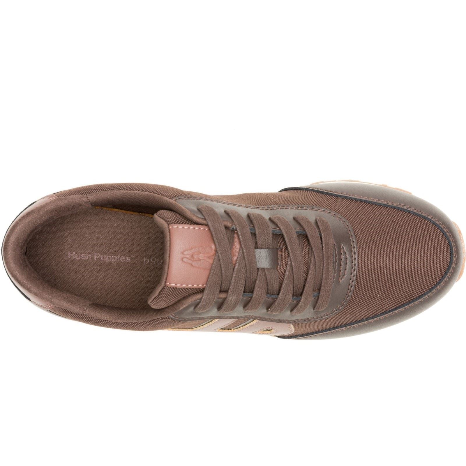 Hush Puppies Seventy8 Chaussures De Sport Marron Pour Homme En Cuir