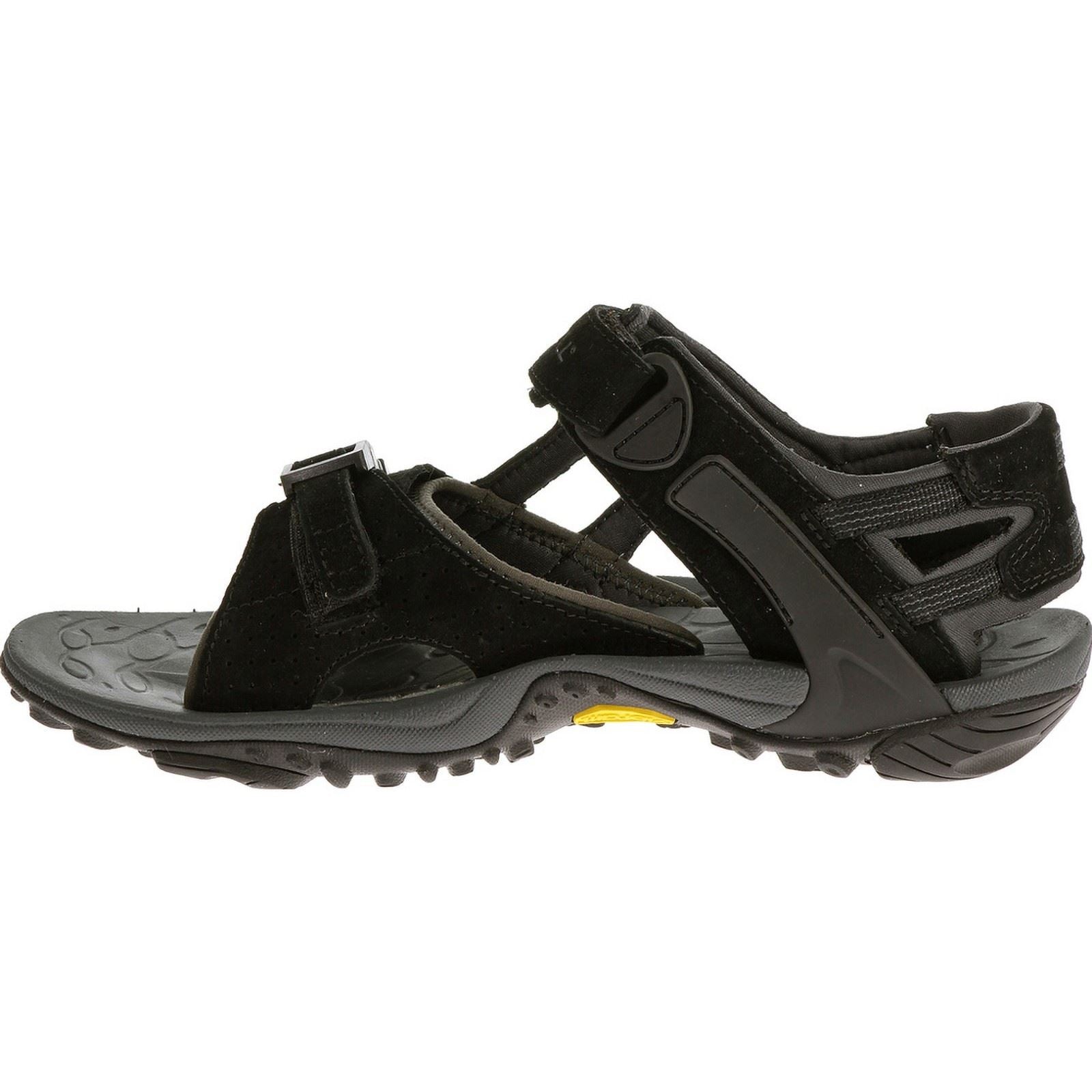 Merrell Kahuna III Sandales Noires Pour Hommes En Suede