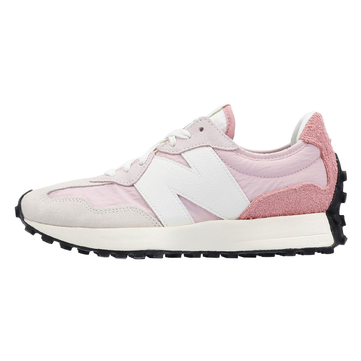 New Balance 327 Baskets rose brumeux en daim pour femme