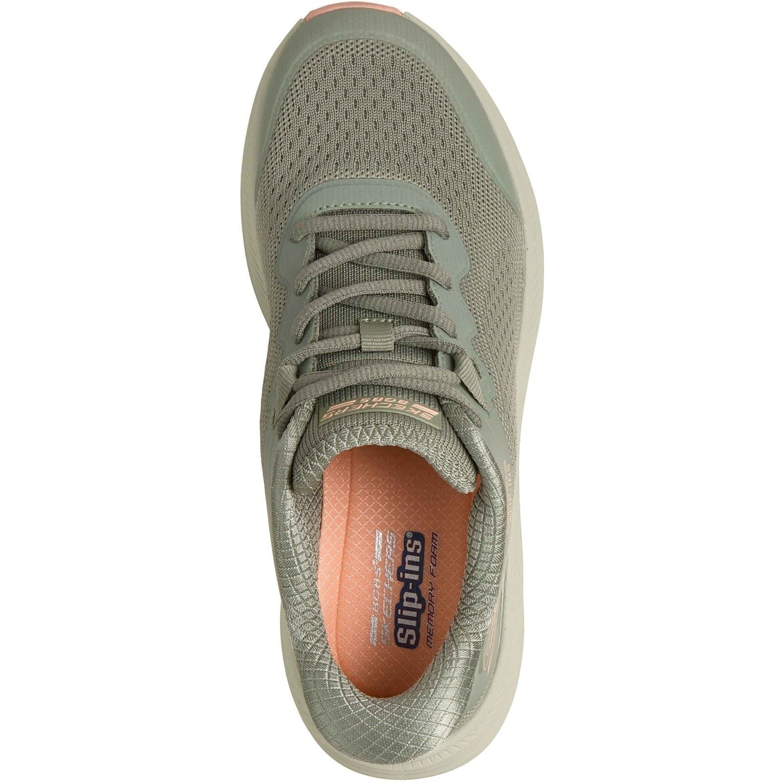 Skechers BOBS Skillz Baskets Olive Femme Textile