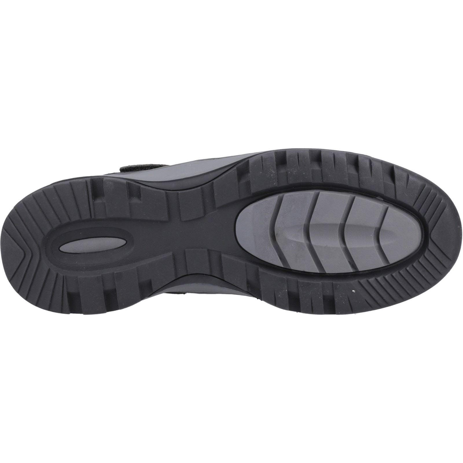 Hush Puppies Rucker Sandales Noires Pour Hommes En Cuir