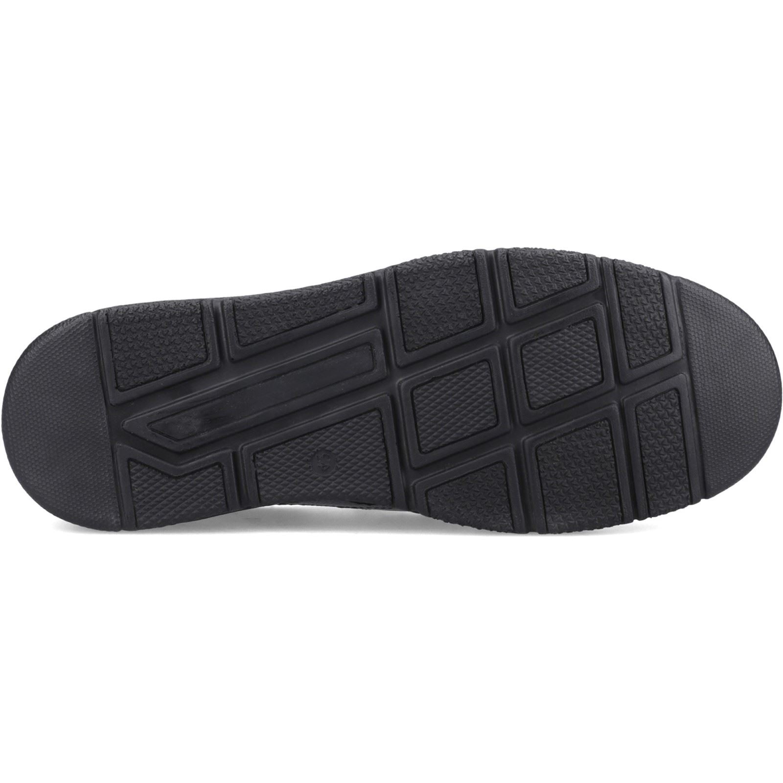 Hush Puppies Franco Slip on Mocassins Noirs En Cuir Pour Hommes