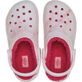 Crocs Classic Lined Clog Sabots En Plastique Thermoformable Pour Femmes En Rose Poudré