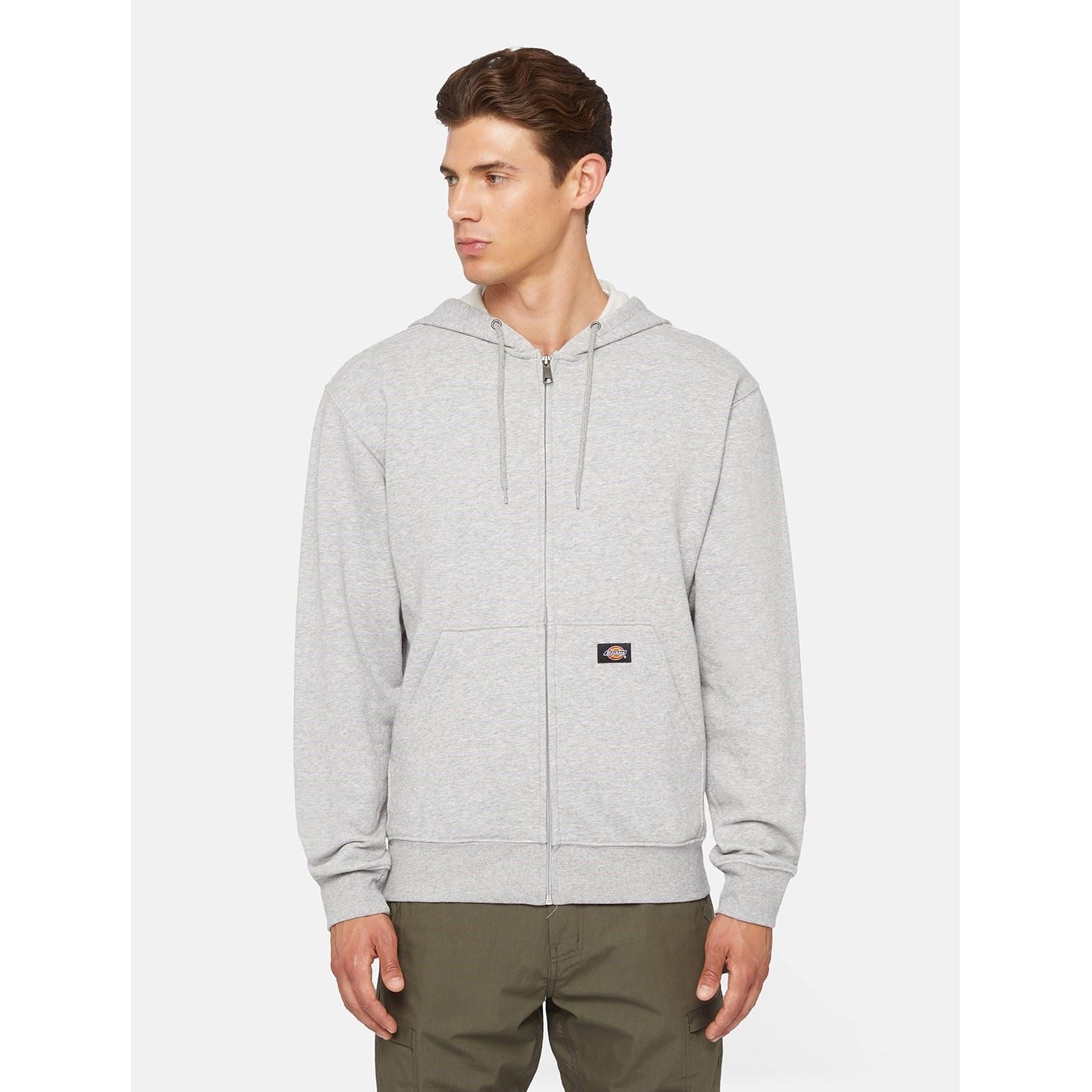 Dickies Everyday Fleece Zip Hoodie Veste En Polaire Grise Pour Homme