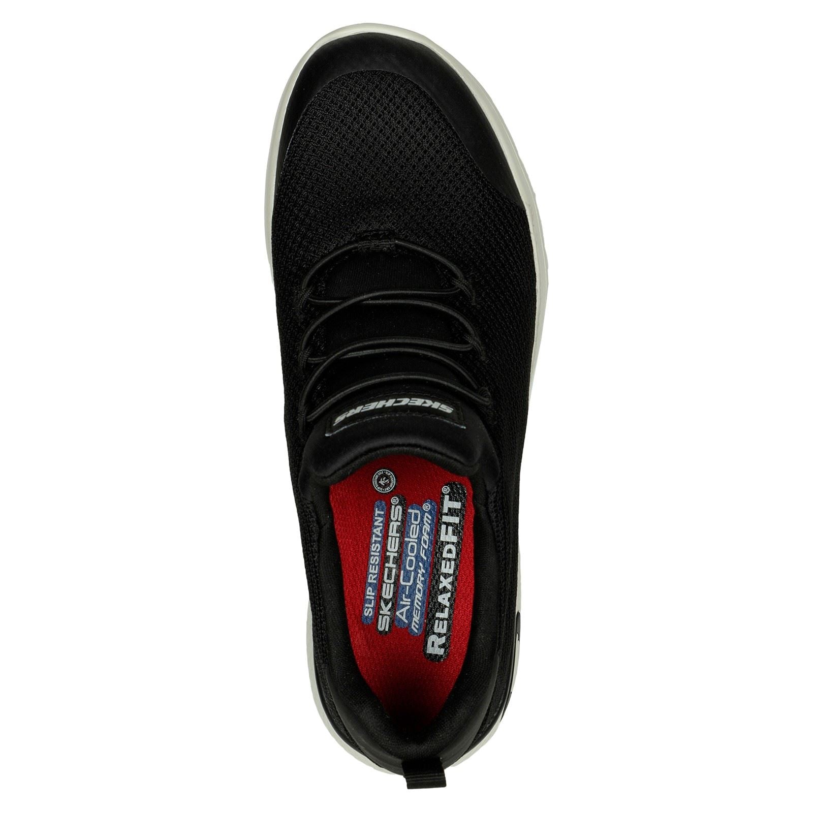 Skechers Workwear Marsing - Waiola SR Chaussures De Sport Pour Femmes En Mesh Noir/blanc