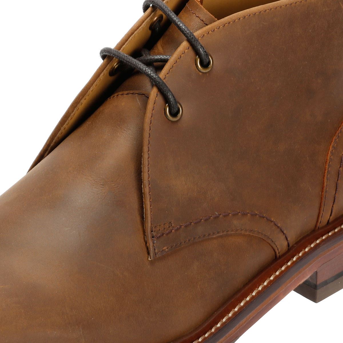 Chapman & Moore Country Chukka Bottes En Cuir Pour Hommes Marron