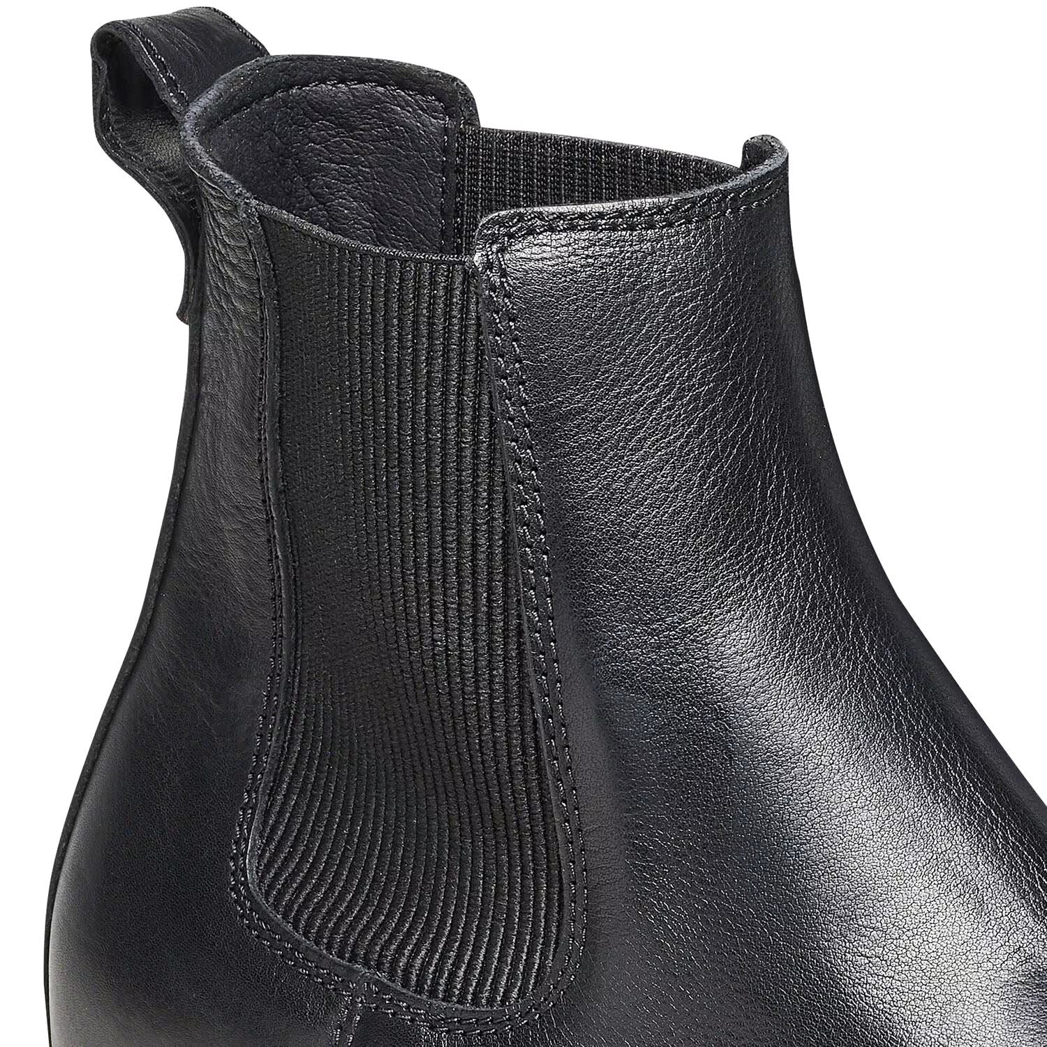 Birkenstock Highwood Chelsea Bottes Noires En Cuir Pour Hommes