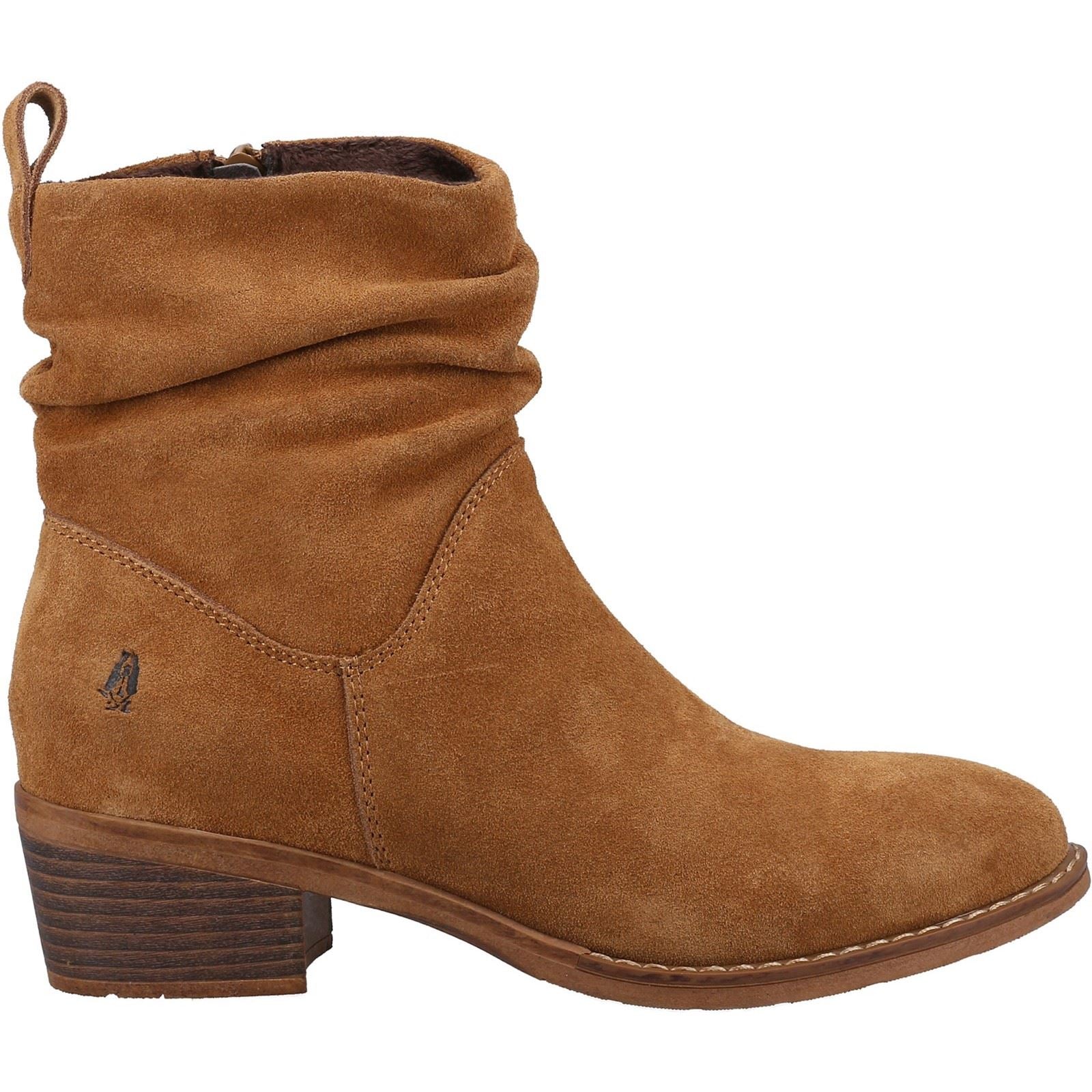 Hush Puppies Iris Bottes En Daim Pour Femme En Couleur Beige