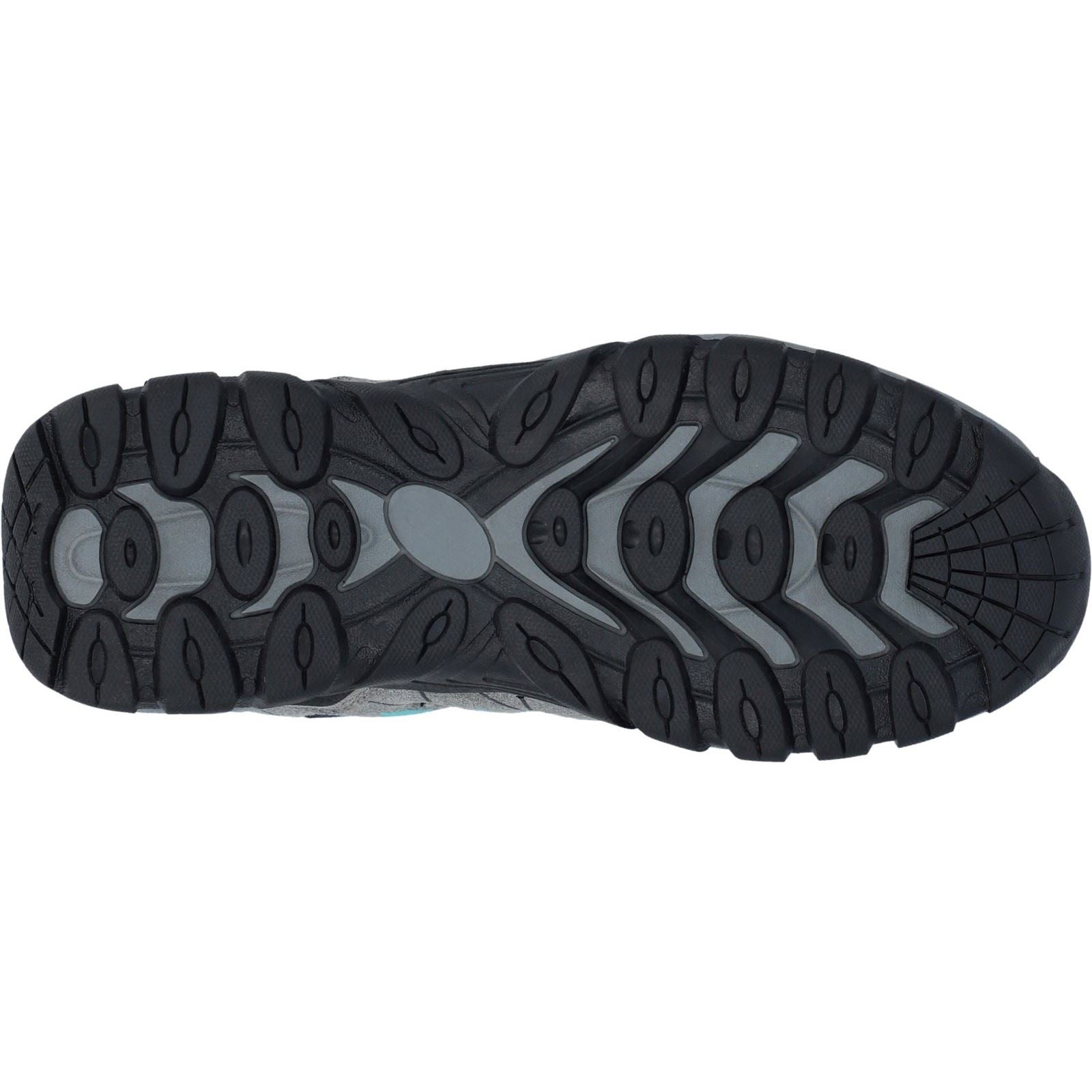 Hi-Tec Corzo Low Bottes De Randonnée Pour Femmes En Suède Pu Gris Frais/bleu Marine/curaçao