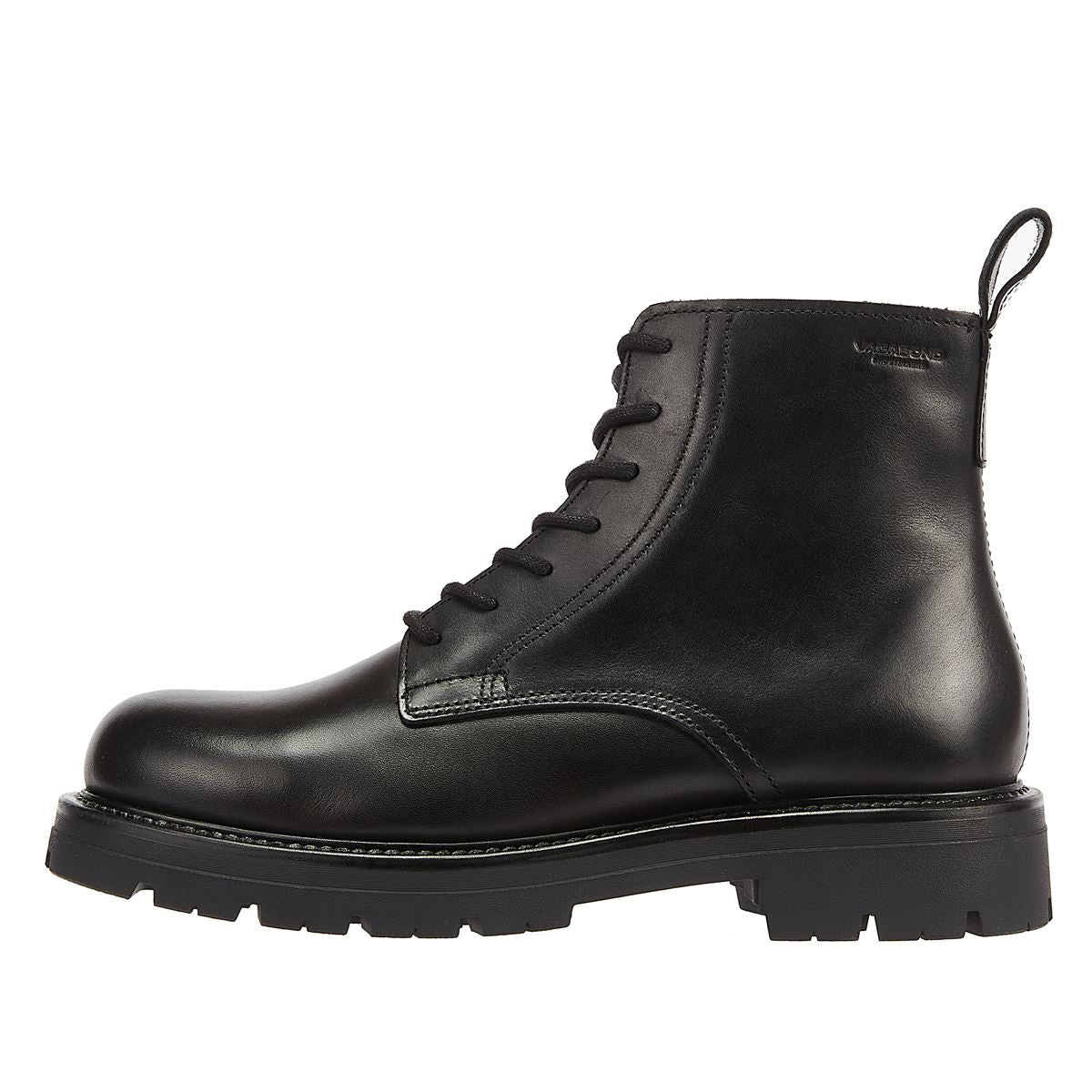 Vagabond Bottes Noires À Lacets Pour Homme Cameron