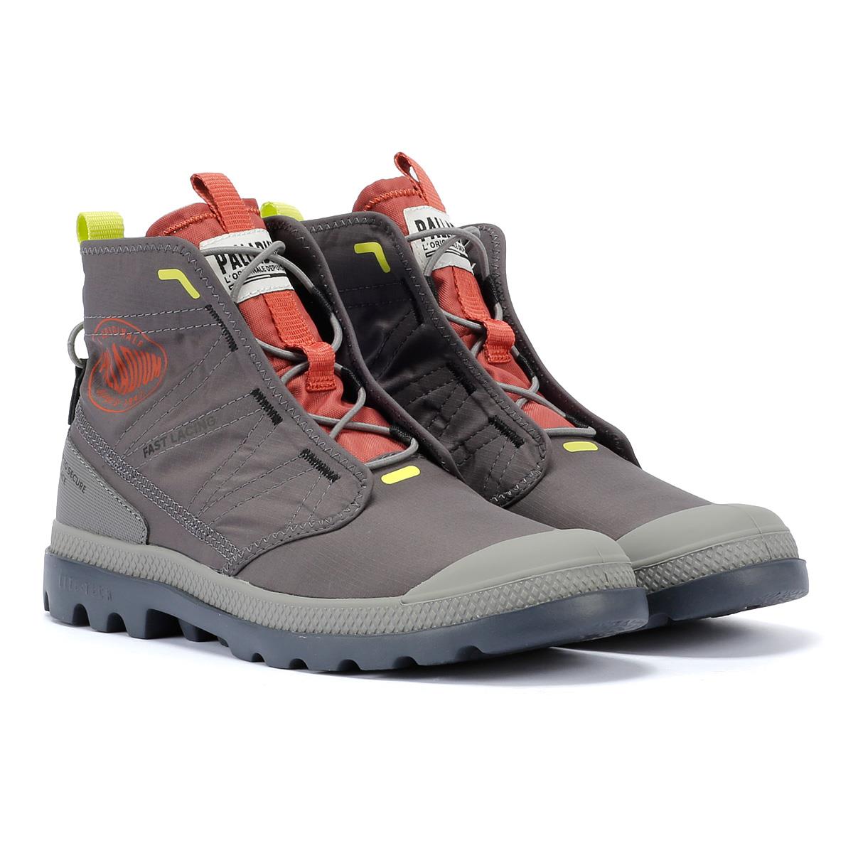 Palladium Pampa Travel Lite Bottes En Nylon Pour Homme, Couleur Asphalte