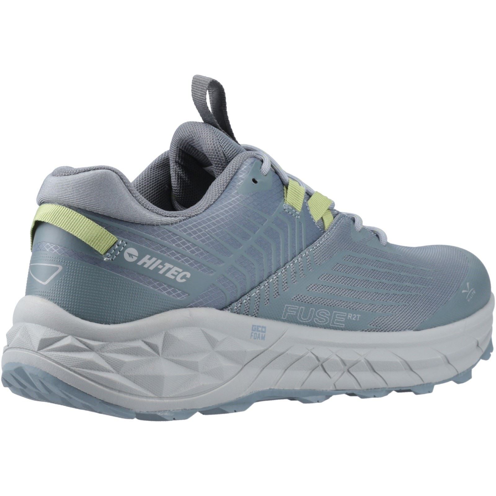 Hi-Tec Fuse Trail Low Sneakers Pour Homme En Maille De Polyester Couleur Ardoise Foncée/Météo Tempétueuse