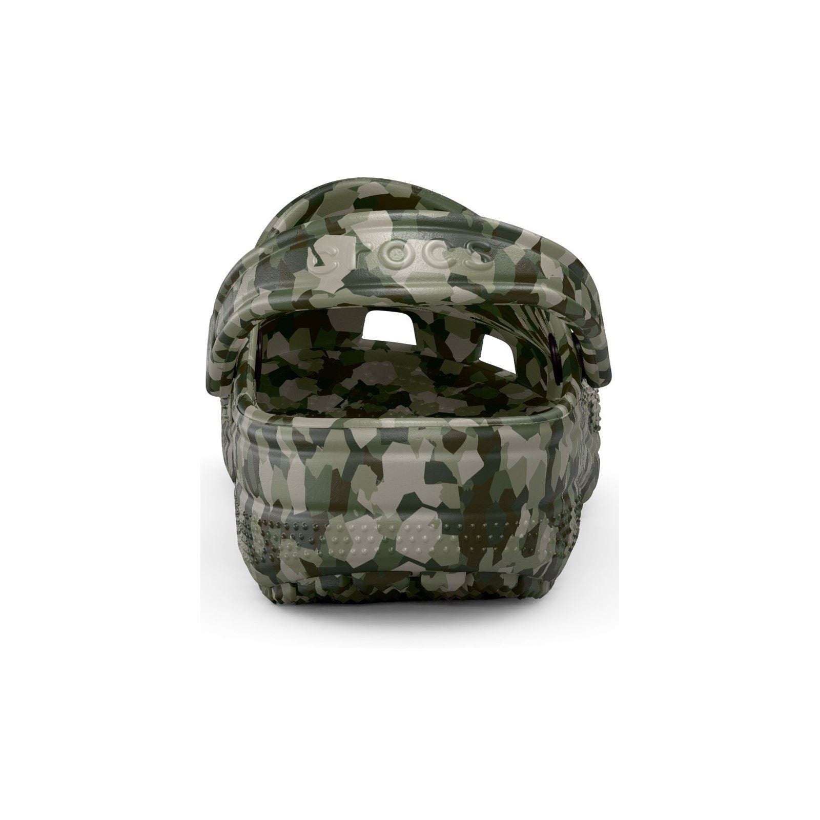 Crocs Classic Confetti Sabots Verts Armée Pour Hommes En Eva