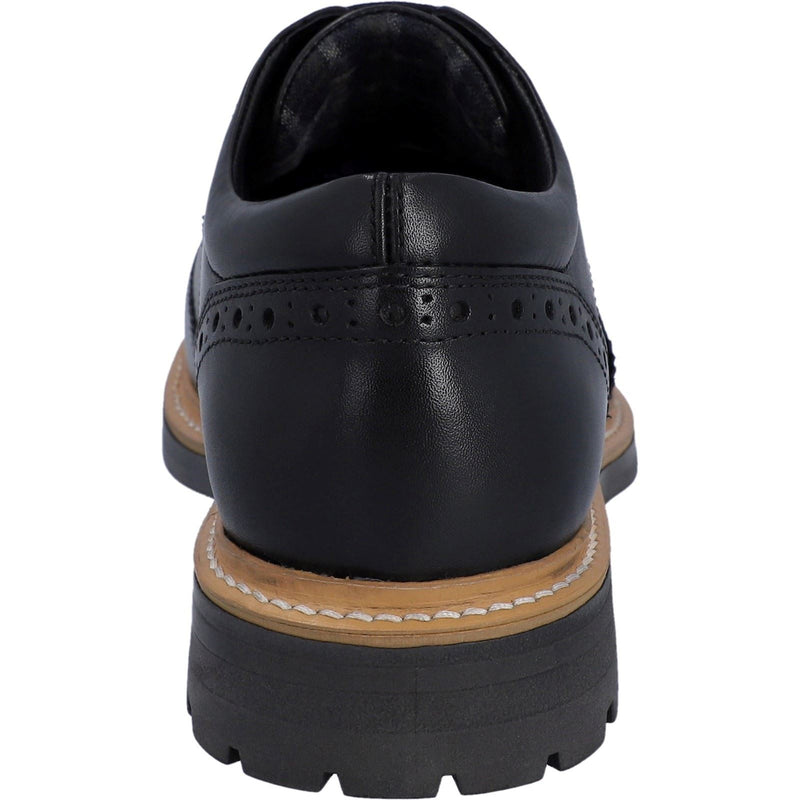Hunter Cawdor Chaussures Richelieu Pour Hommes En Cuir Noir