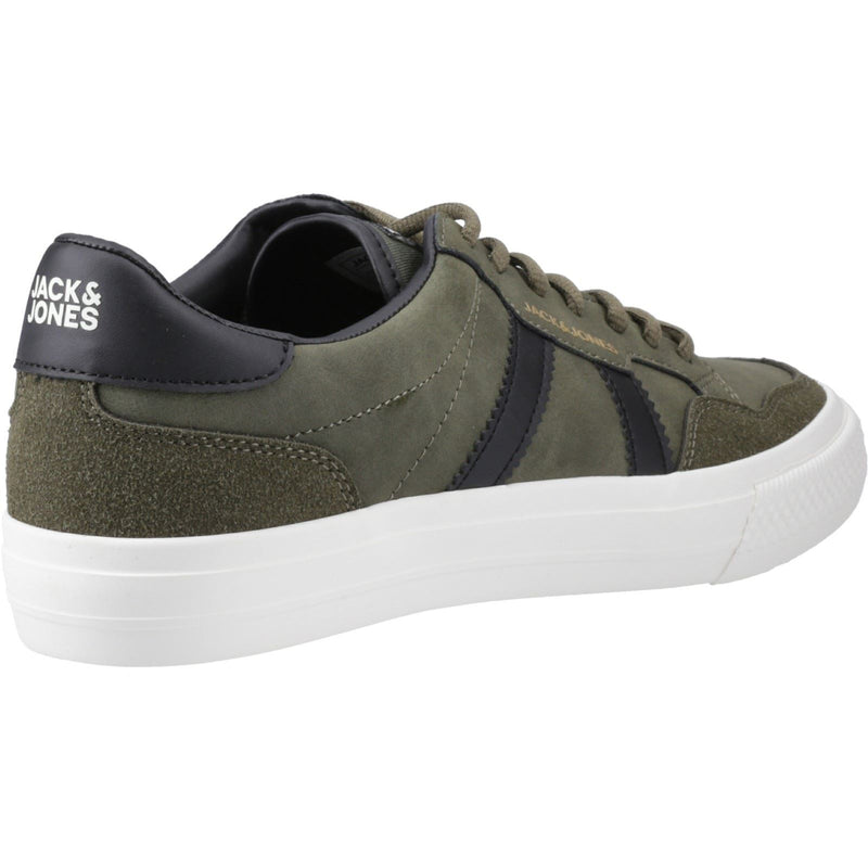 Jack & Jones Morden Special Baskets De Nuit En Olive Pour Hommes En Polyuréthane