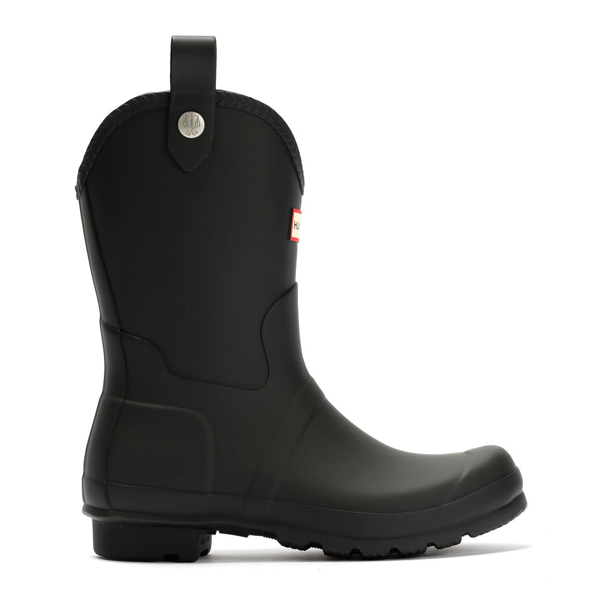 Hunter Original Cowboy Bottes En Caoutchouc Noires Pour Femmes