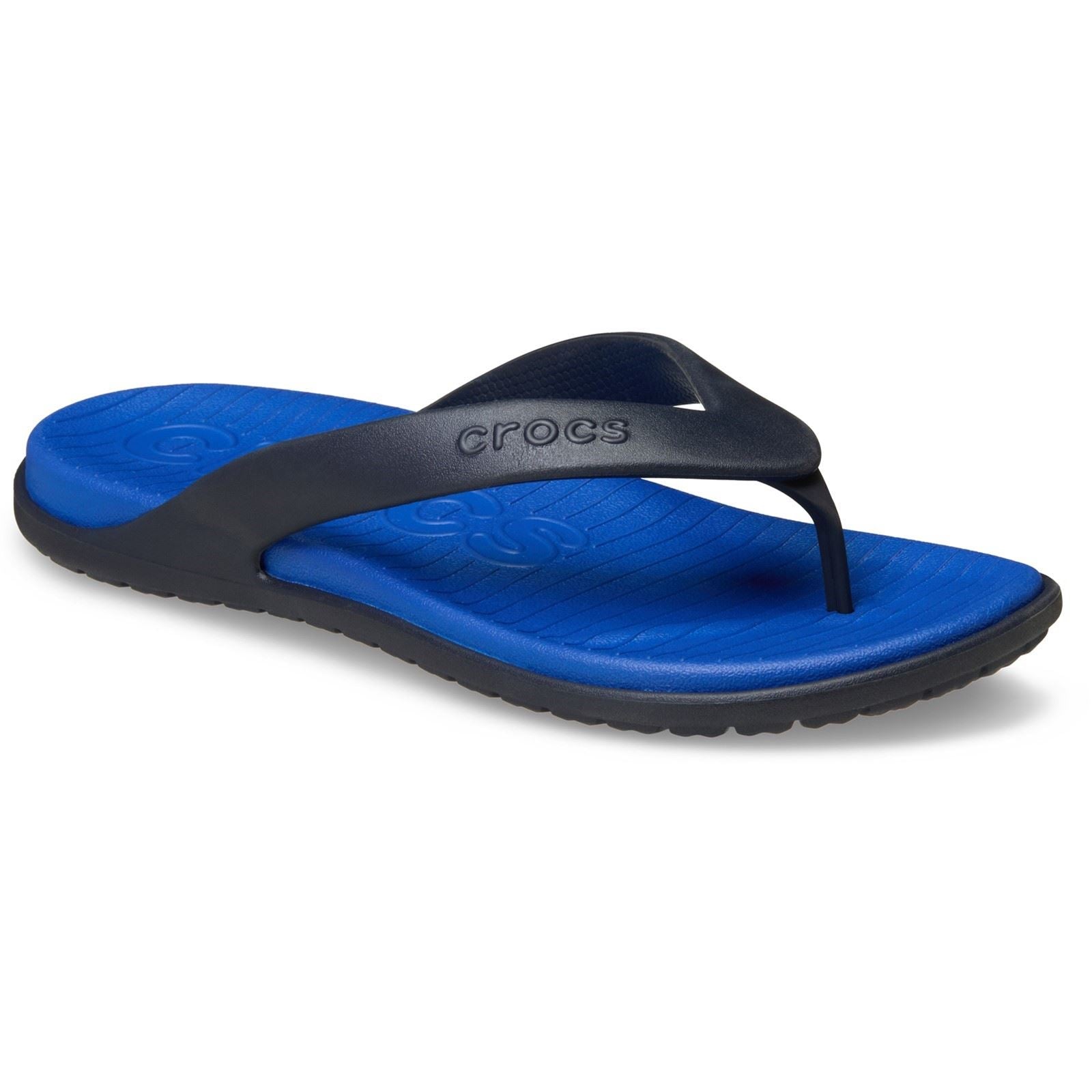 Crocs Coast Flip Tongs En Polyuréthane Pour Hommes Bleues/Marine