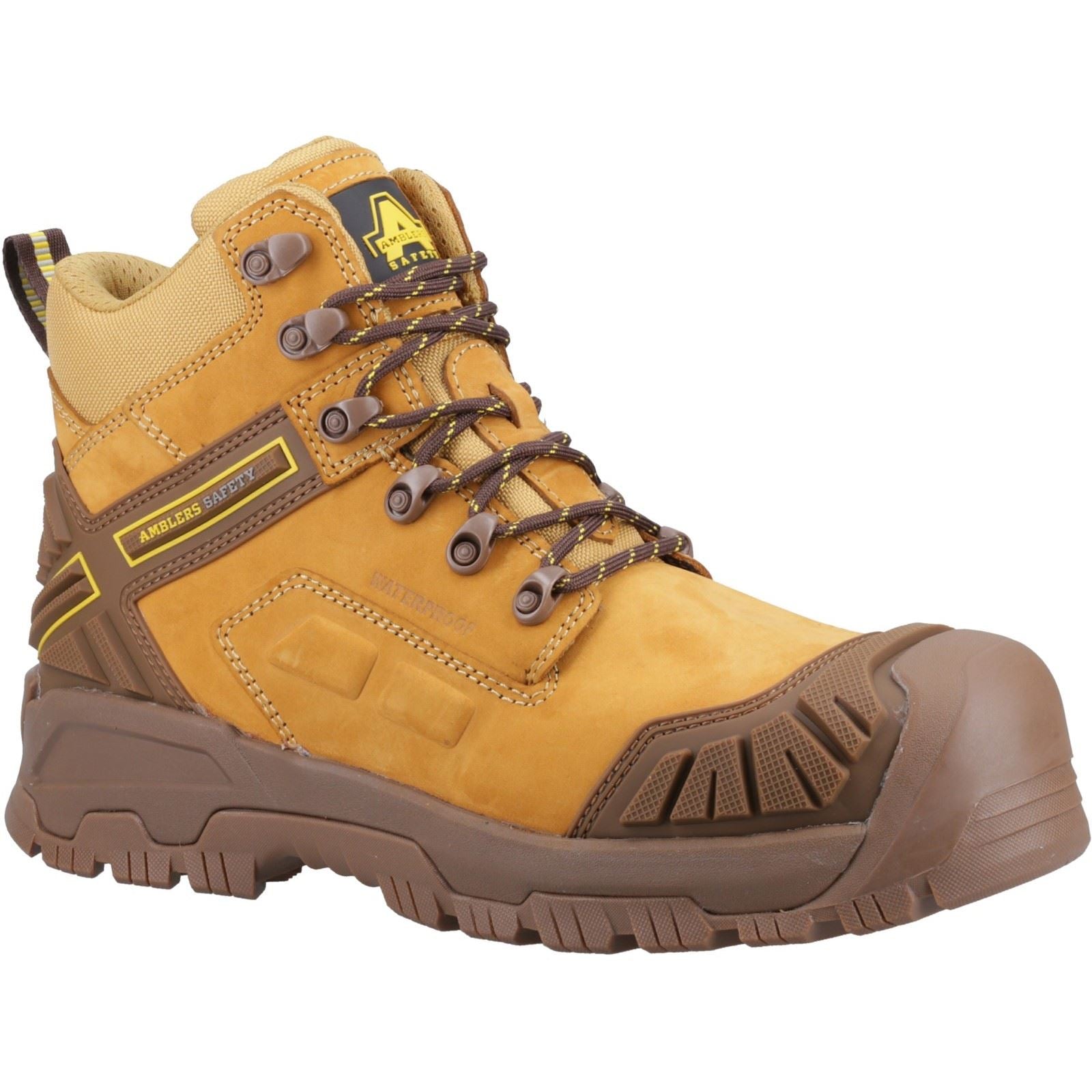 Amblers Safety Bottes De Sécurité En Cuir Ignite Honey