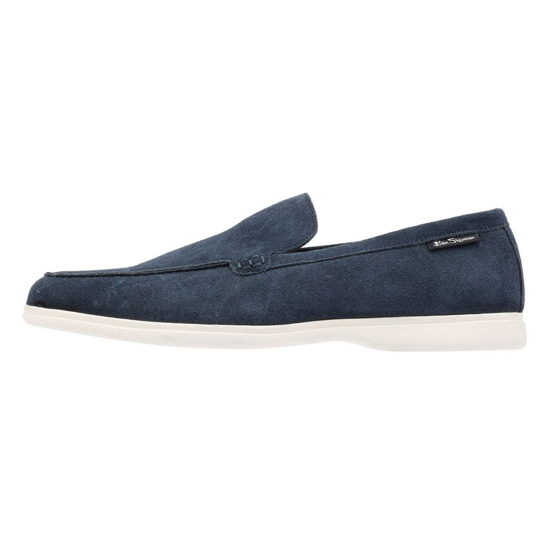 Ben Sherman Amarillo Chaussures Basses Bleues Pour Hommes En Suède