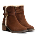 TOMS Hailey Buckle Bottes Brunes Pour Femmes En Suede
