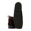 Tower Footwear Apache Chaussures Homme En Daim Marron À Lacets