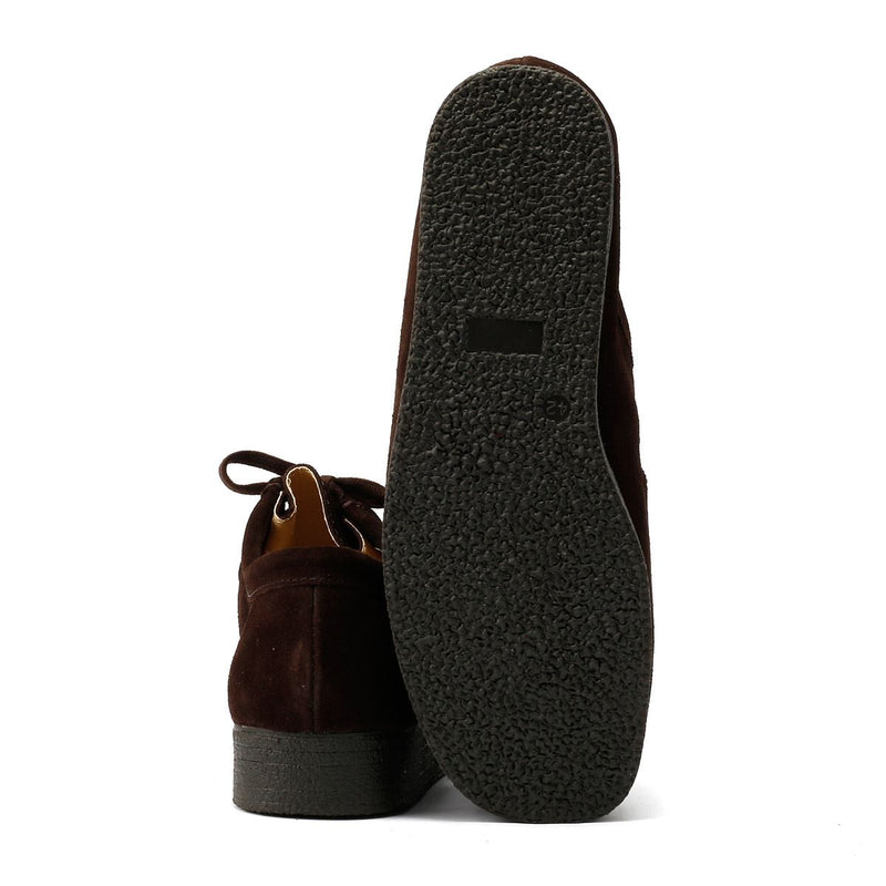 Tower Footwear Apache Chaussures Homme En Daim Marron À Lacets