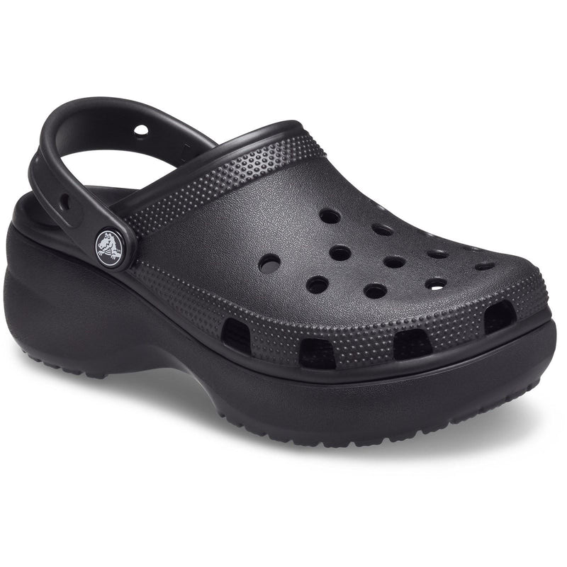 Crocs Classic Platform Crocs Classic Platform Sabots noirs pour Femmes en Thermoplastique