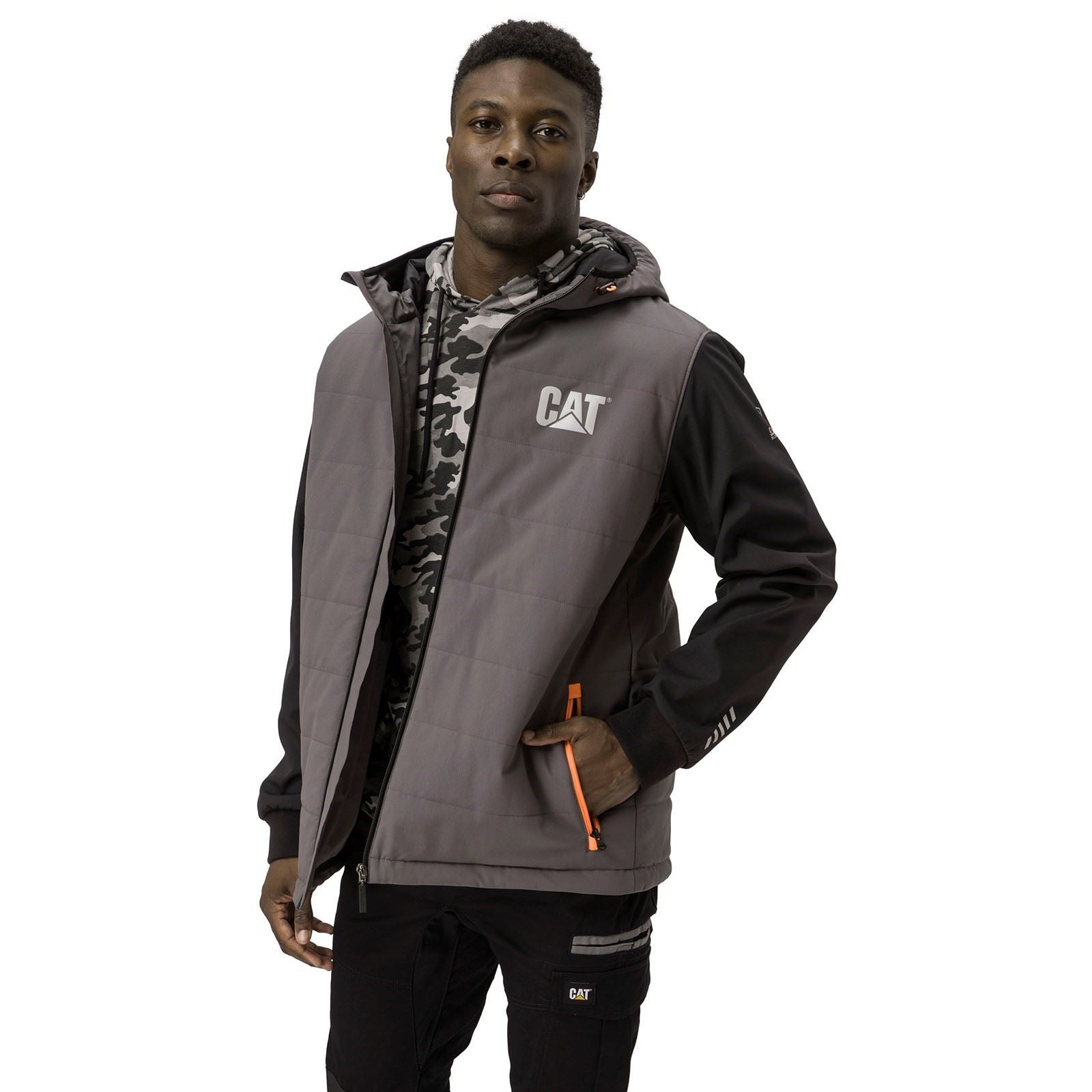 Caterpillar Tech Hybrid Veste Noire Pour Homme