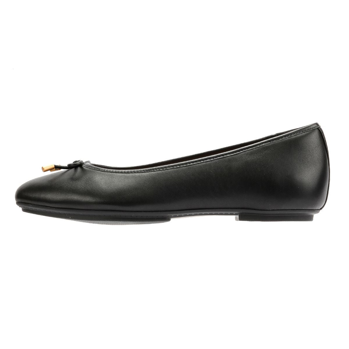 FitFlop Delicato Flats En Cuir Pour Femmes, Noir