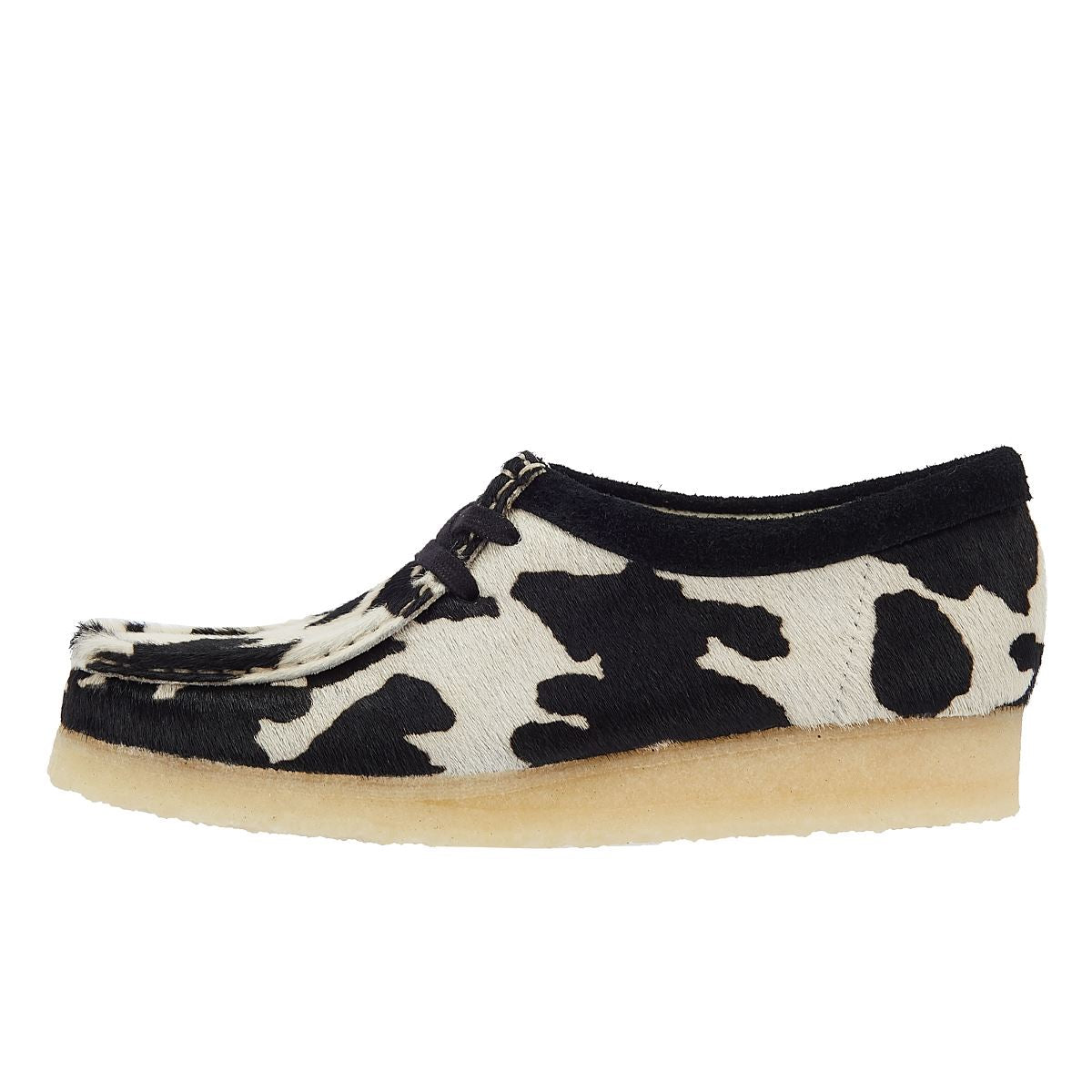 Clarks Originals Wallabee  Chaussures En Cuir Imprimé Vache Pour Femmes