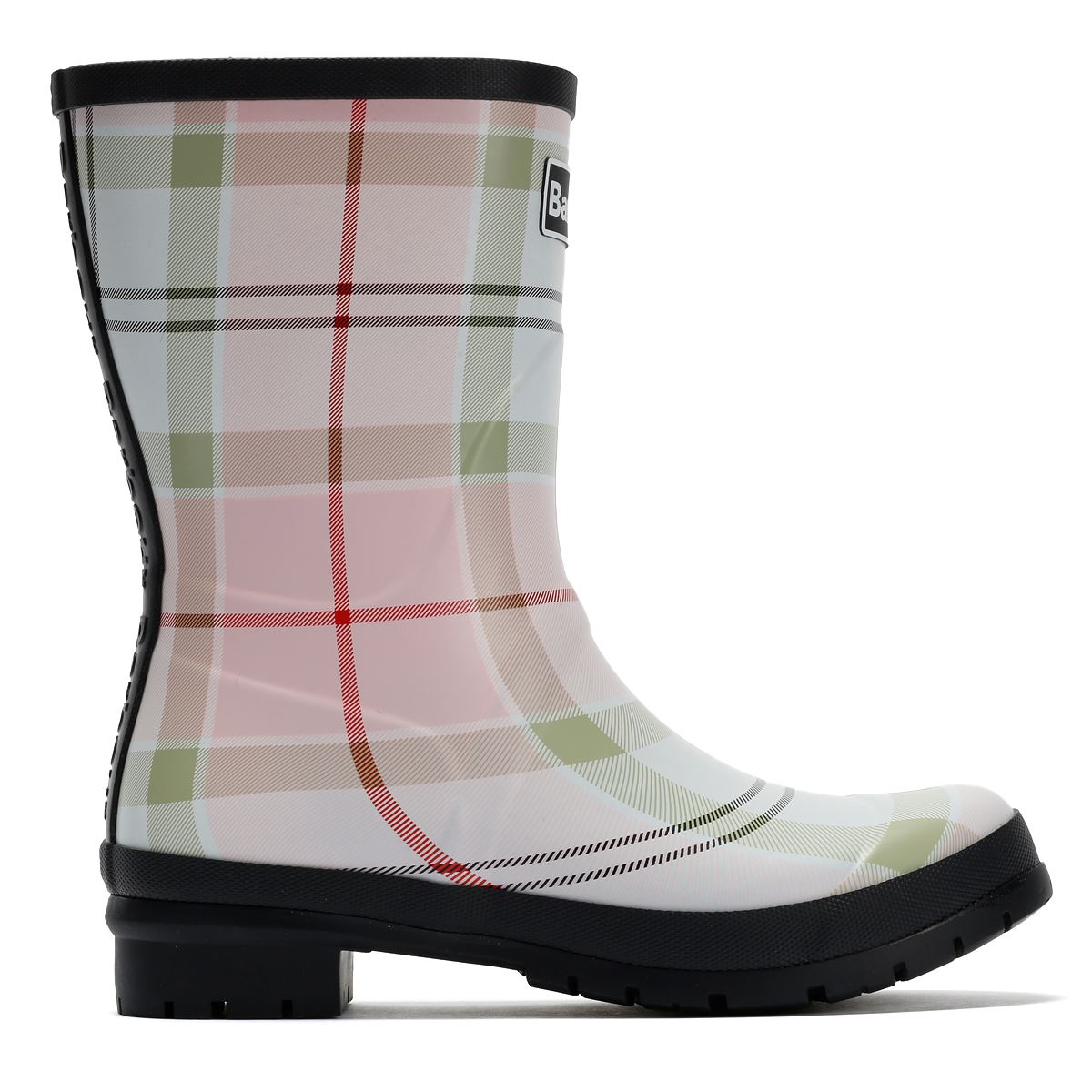 Barbour Banbury Mid Welly Bottes De Pluie En Caoutchouc Pour Femmes Roses