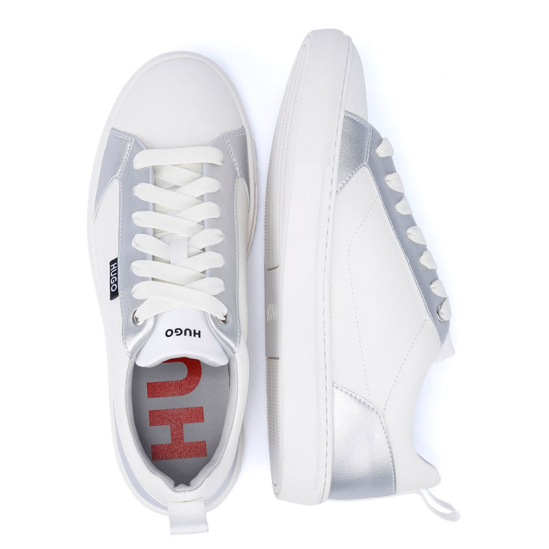 Hugo Morrie Tennis Baskets Blanches Pour Femmes