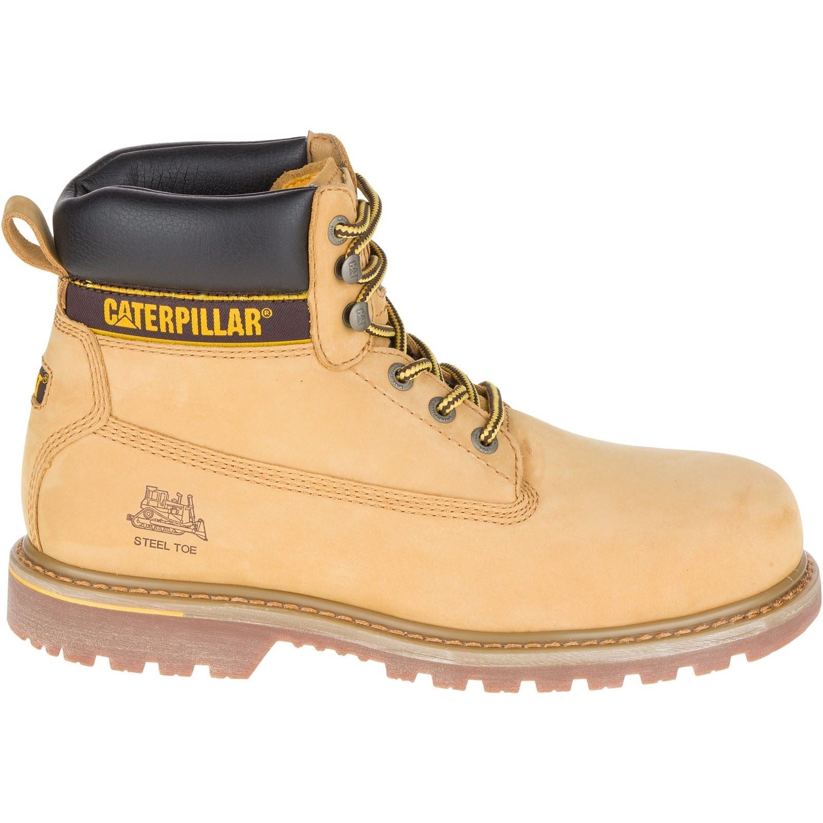 Caterpillar  Bottes De Sécurité En Cuir Honey Holton S3