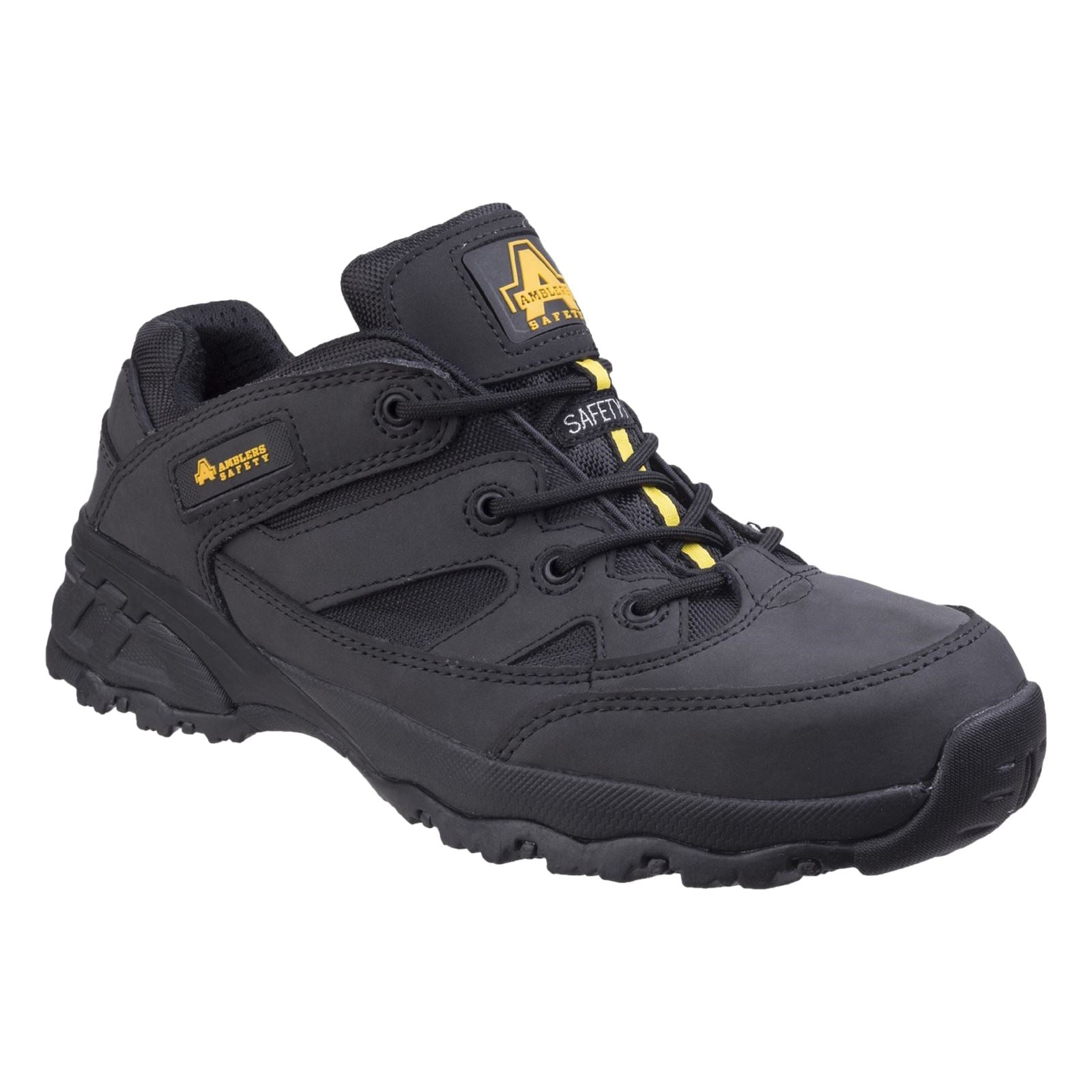 Amblers Safety  Baskets De Sécurité En Nubuck Noir Fs68C