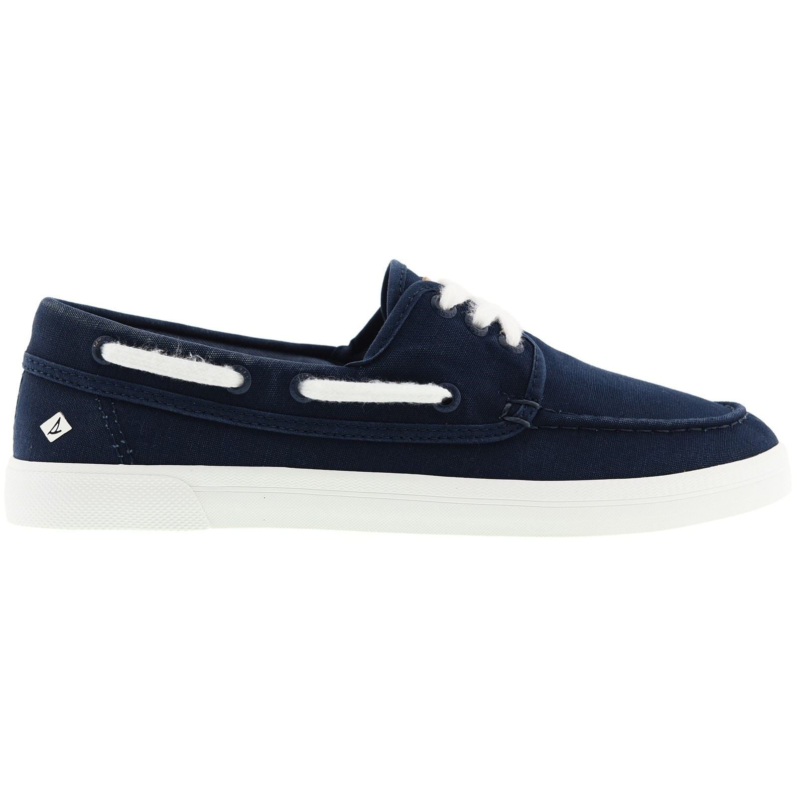 Sperry Venice Boat Chaussures Bateau Femmes En Textile Navy