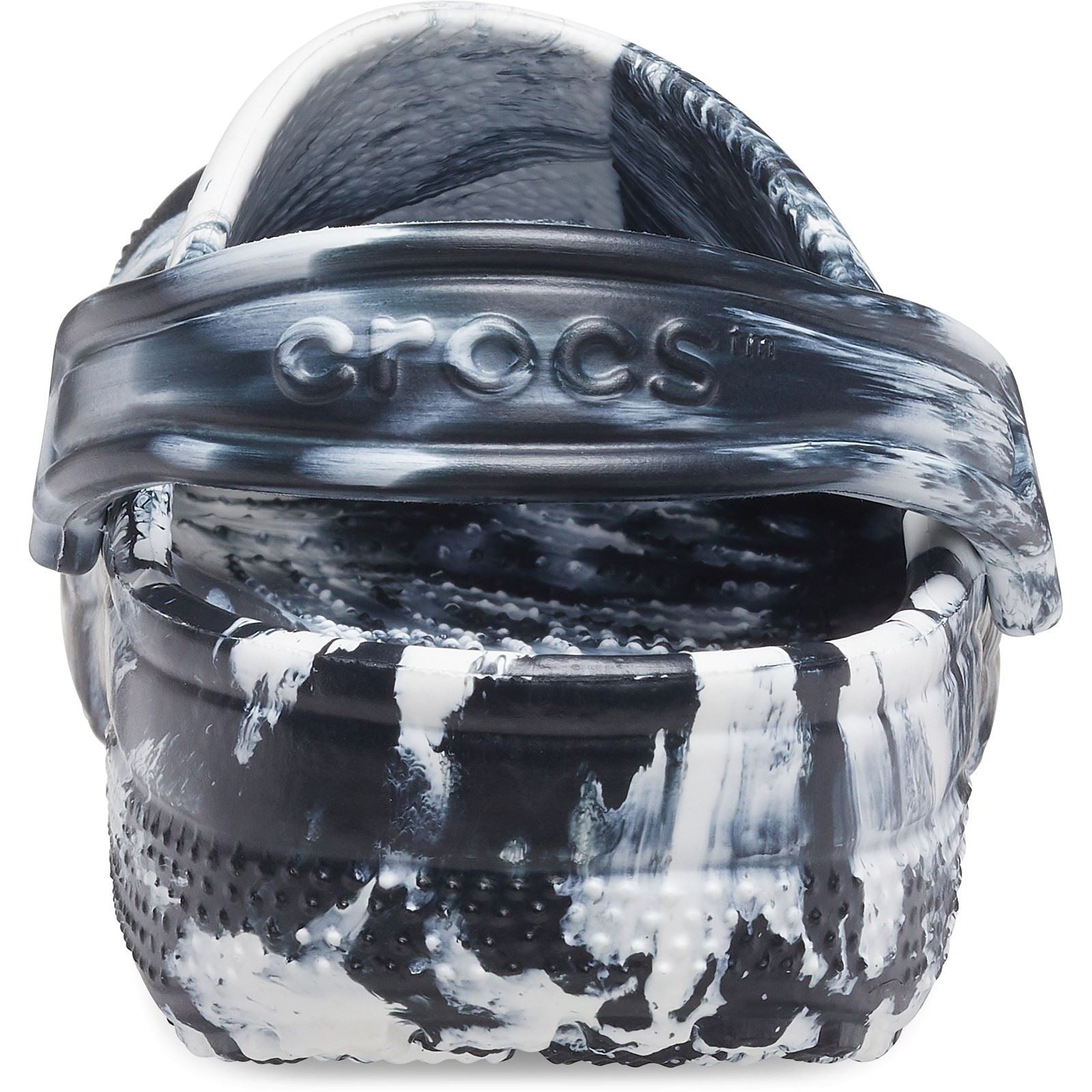 Crocs Marble Crocs Marble Sabots blancs/noirs en thermoplastique