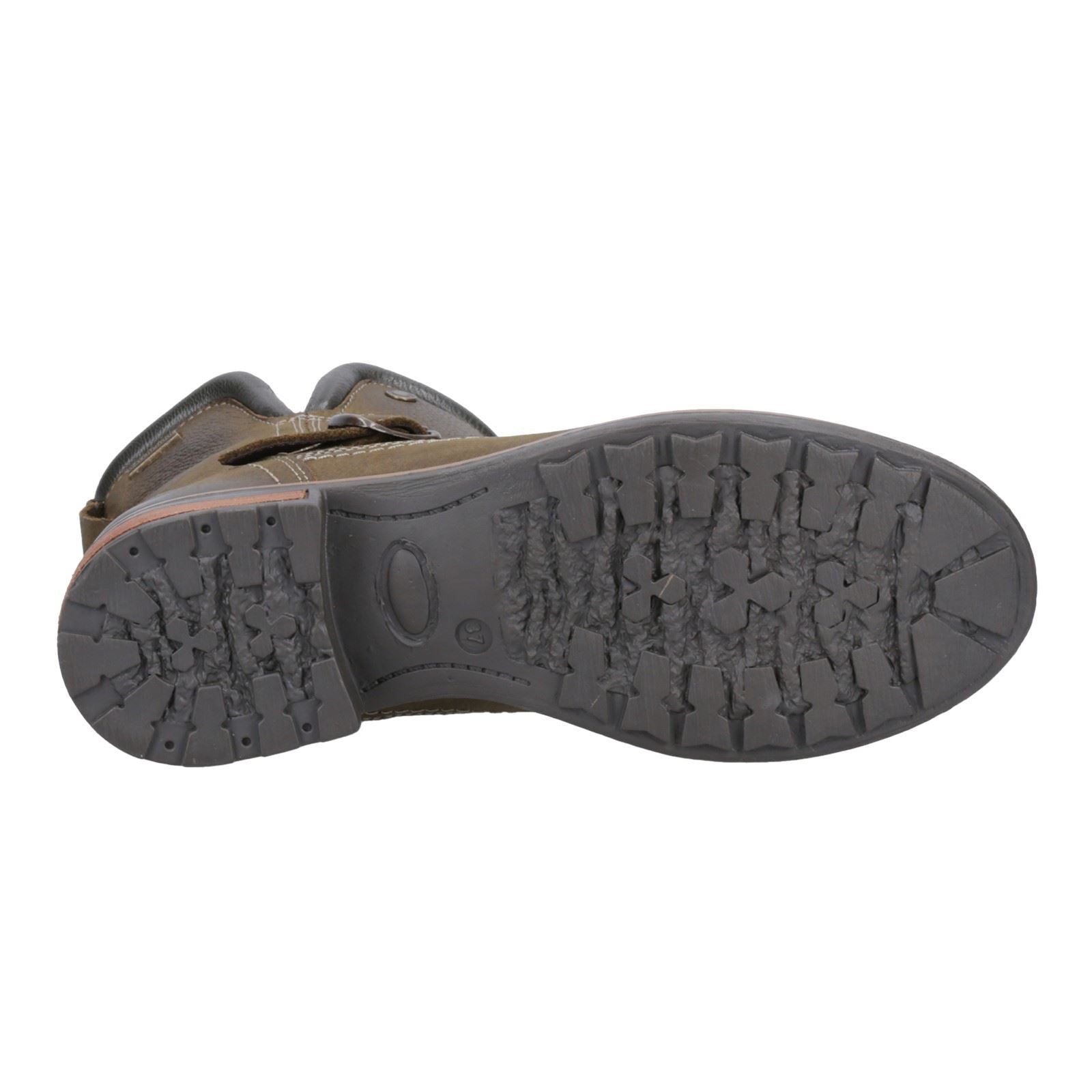 Cotswold Kinsham Bottes Mi-mollet D'hiver Pour Femme En Cuir Kaki