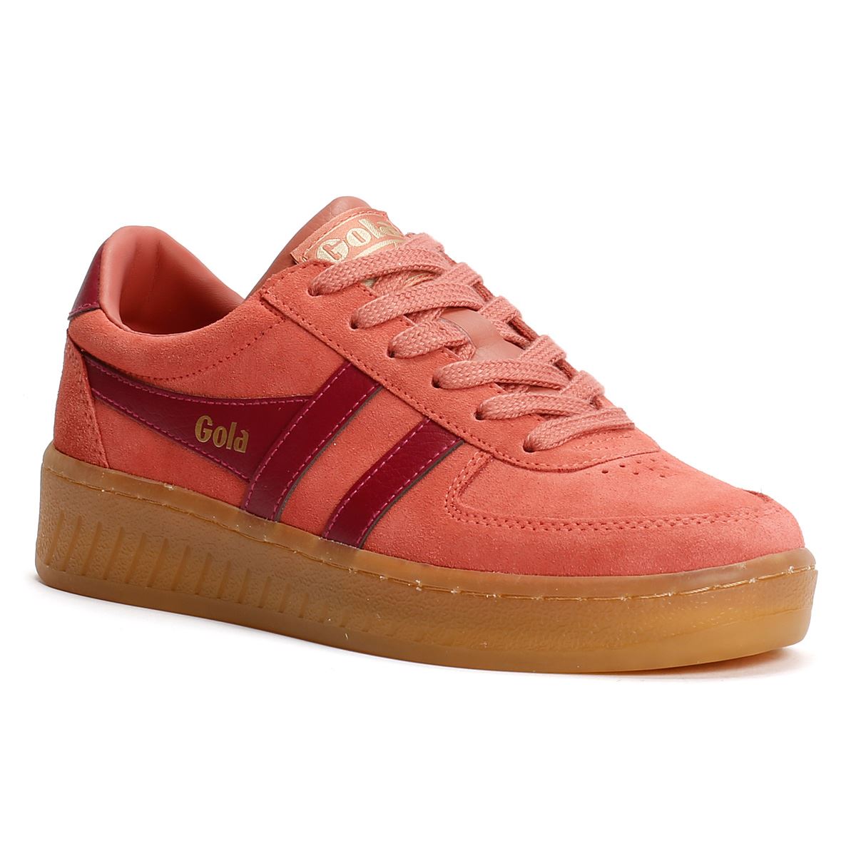 Gola Grandslam Baskets Roses Pour Femmes Suede