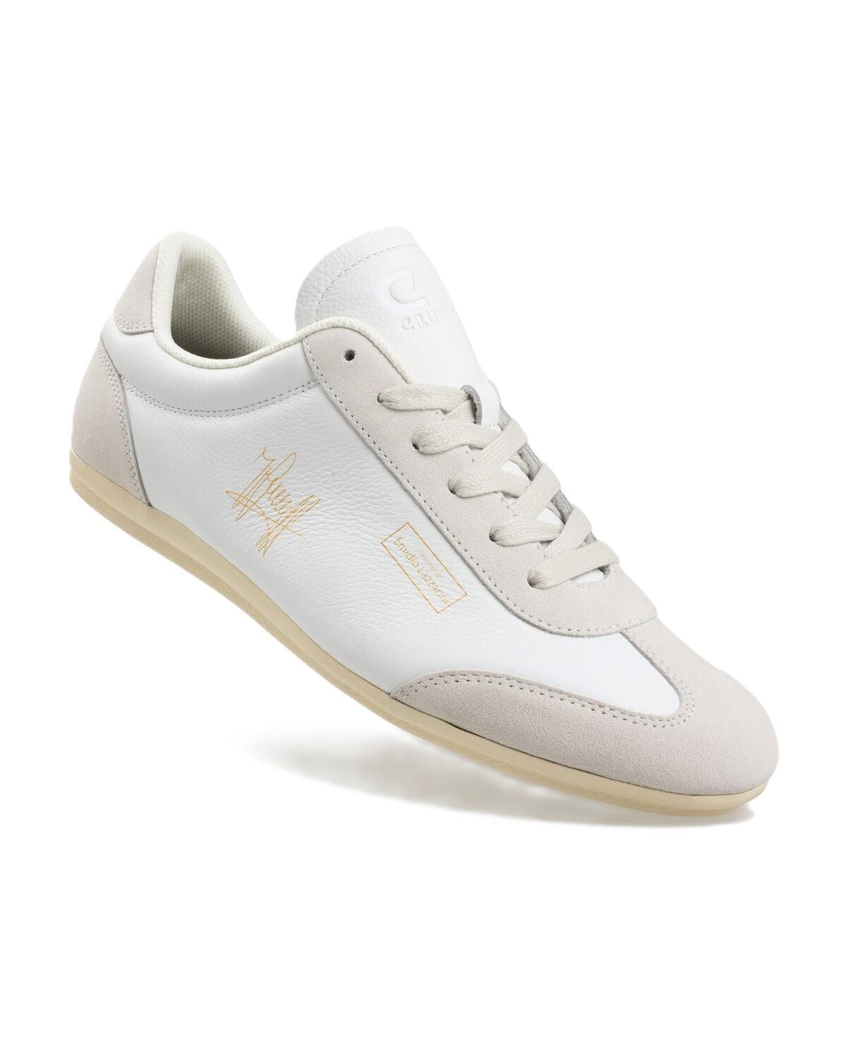 Cruyff Recoupa Baskets Blanches En Cuir Pour Hommes