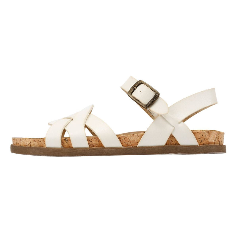 Blowfish Malibu Leni Sandales Blanches Pour Femmes