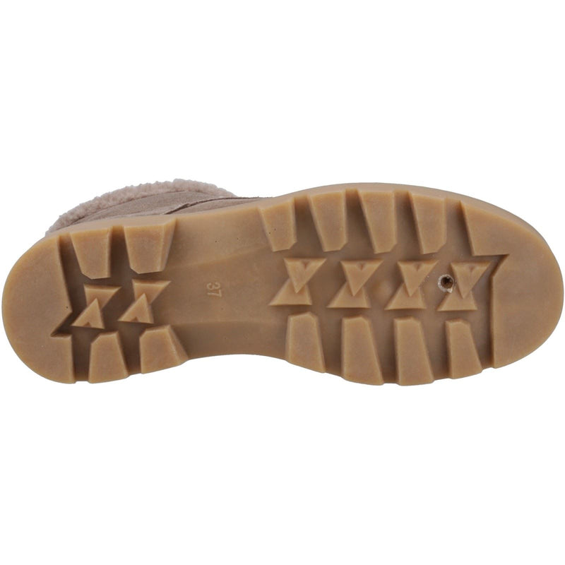 Hush Puppies Aurelia Bottines De Cheville D'hiver Pour Femmes En Taupe Suédois