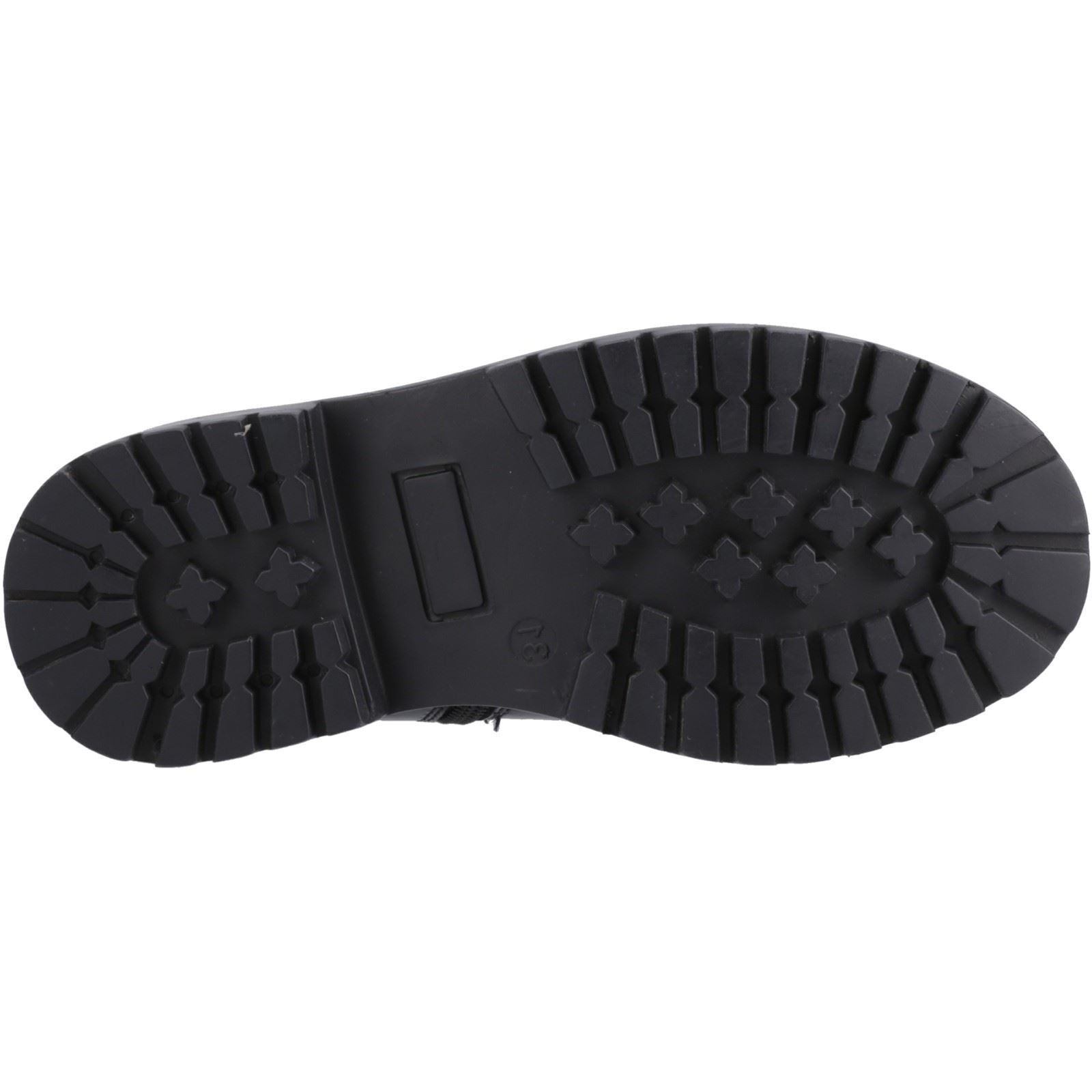 Hush Puppies Ariella Chelsea Chaussures Noires Pour Filles En Cuir