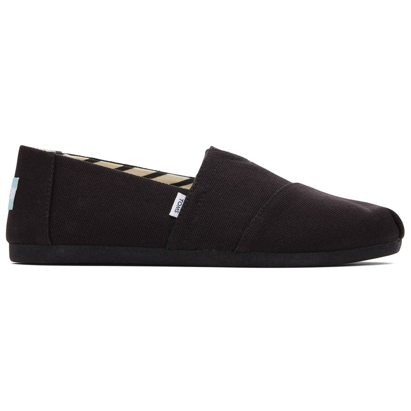 TOMS Alpargata Espadrilles Noires Pour Femmes En 100% Coton