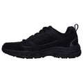 Skechers Oak Canyon Verketta Baskets Noires En Cuir Pour Hommes