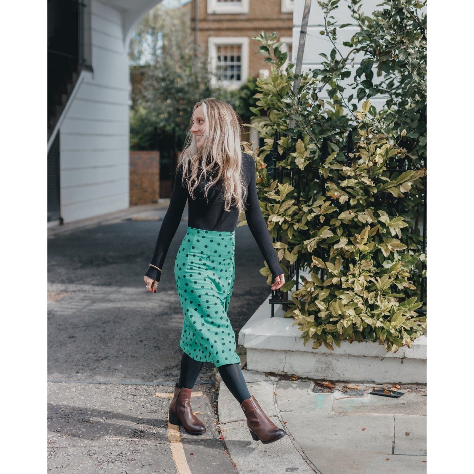 Hush Puppies Helena Bottes Marron En Cuir Pour Femmes